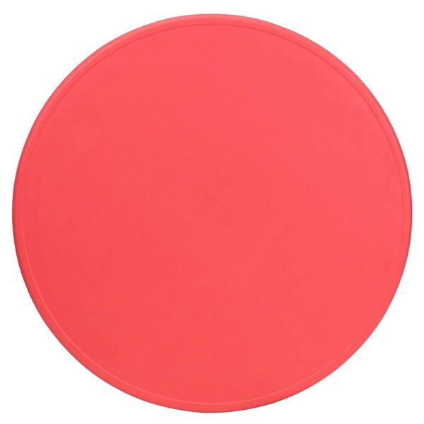 Round Activity Table, 45 X 45 X 23.75, Plastic, Steel Top, Red