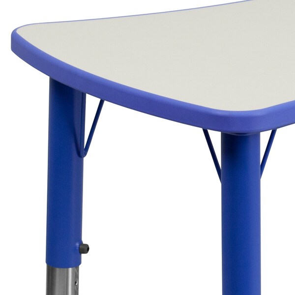 Rectangle Preschool Table, Bl, 21.875