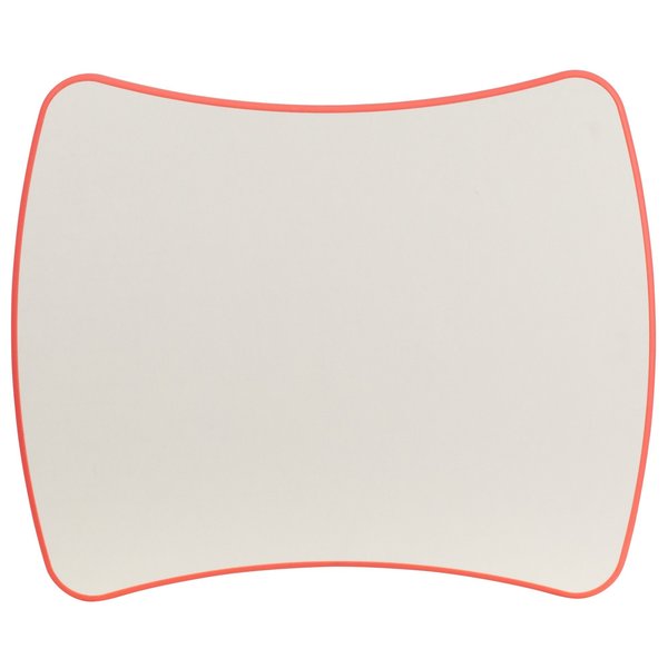 Rectangle Activity Table, 21.875 X 26.625 X 23.5, Plastic, Steel Top, Red
