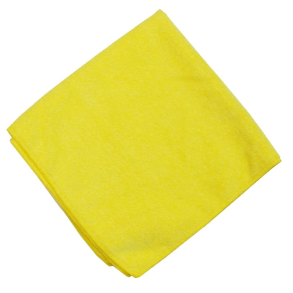 Yellow Microfiber Cloth 300 GMS, 1, PK36