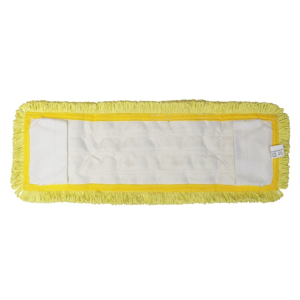 Yellow Microfiber Mop Head Pocket M, PK3