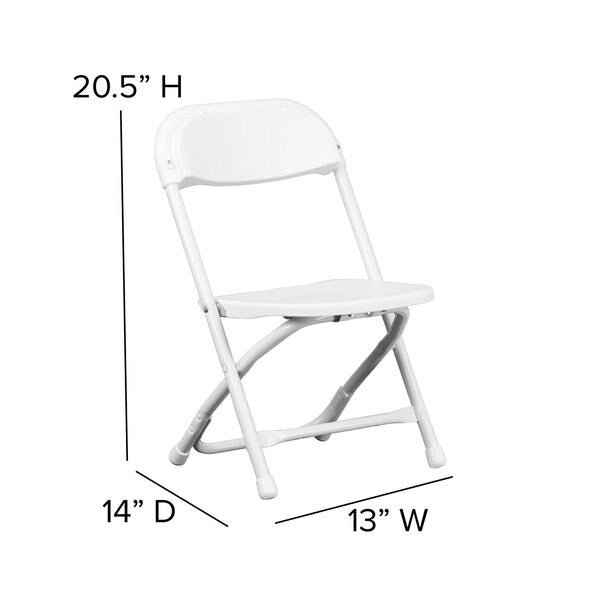 Kids Folding Chair, White