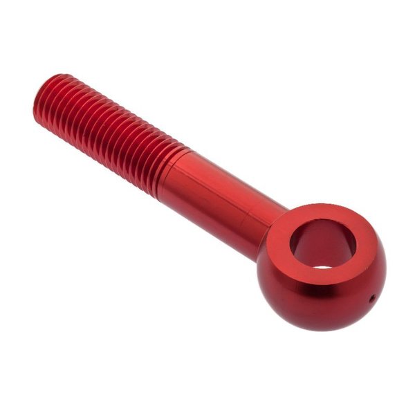 Rod End, Aluminum, Red Anodized, 3/4