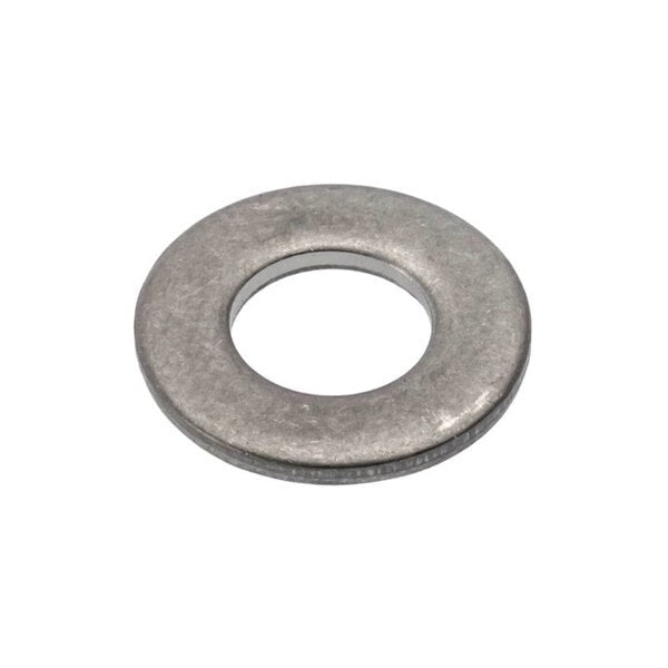 Flat Washer, Fits Bolt Size #12 , Stainless Steel Plain Finish, 100 PK