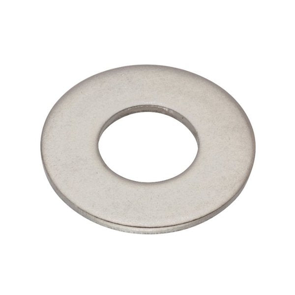 Flat Washer, Fits Bolt Size 5/16 in , Stainless Steel Plain Finish, 100 PK