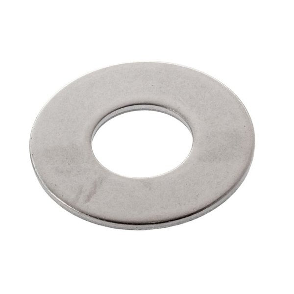 Flat Washer, Fits Bolt Size 3/8 in , Stainless Steel Plain Finish, 100 PK