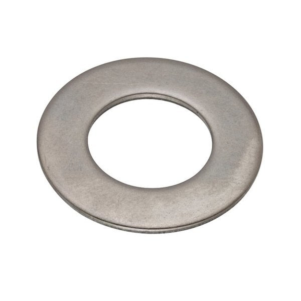 Flat Washer, Fits Bolt Size 9/16 in , Stainless Steel Plain Finish, 100 PK