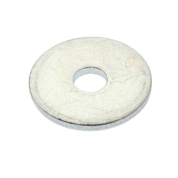 Fender Washer, Fits Bolt Size #10 , Steel Zinc Plated Finish, 100 PK