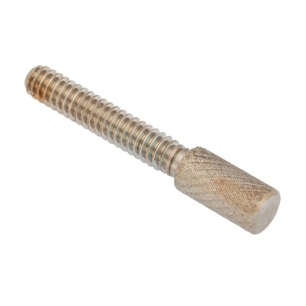 Thumb Screw, #10-24 Thread Size, Round, Plain 18-8 Stainless Steel, 1/2 in Head Ht, 1 in Lg