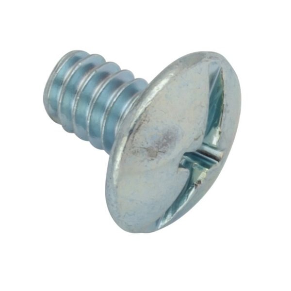 Binding Screw, #10-24 Thd Sz, Steel, 25 PK