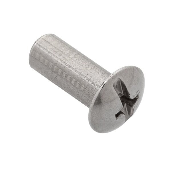 Barrel Bolt, #8-32, 1/2 in Brl Lg, 13/64 in Brl Dia, 316 stainless steel Plain, 5 PK