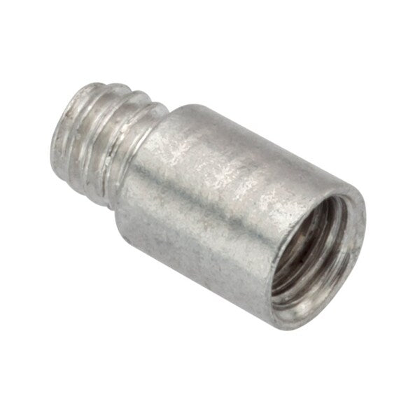 Binding Barrel Extension, #8-32, 1/4 in Brl Lg, 0.203 in Brl Dia, Aluminum Plain, 50 PK