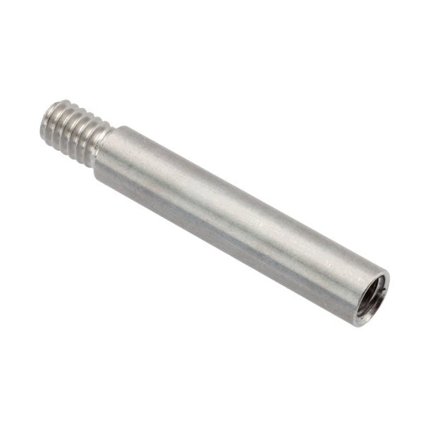 Binding Barrel Extension, #8-32, 1 in Brl Lg, 0.203 in Brl Dia, Aluminum Plain, 25 PK