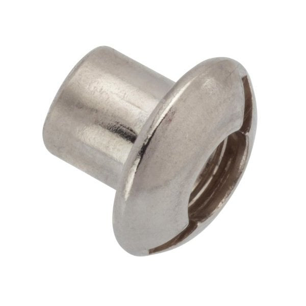 Barrel Bolt, #10-24, 1/4 in Brl Lg, 1/4 in Brl Dia, 316 stainless steel Plain, 5 PK