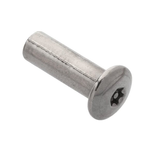 Barrel Bolt, #10-24, 3/4 in Brl Lg, 1/4 in Brl Dia, 18-8 Stainless Steel Plain