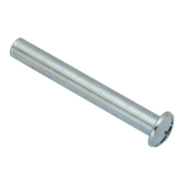 Barrel Bolt, #10-24, 2 in Brl Lg, 1/4 in Brl Dia, Steel zinc, 50 PK