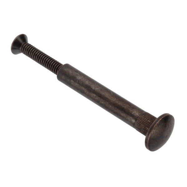 Arch Barrel, #8-32, 1 9/16 in Brl Lg, 1/4 in Brl Dia, Brass Bronze