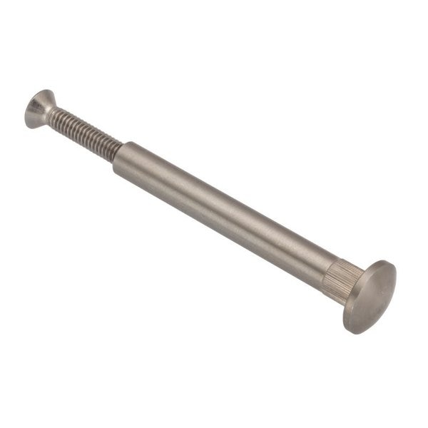 Arch Barrel, #8-32, 2 in Brl Lg, 1/4 in Brl Dia, 18-8 Stainless Steel Plain