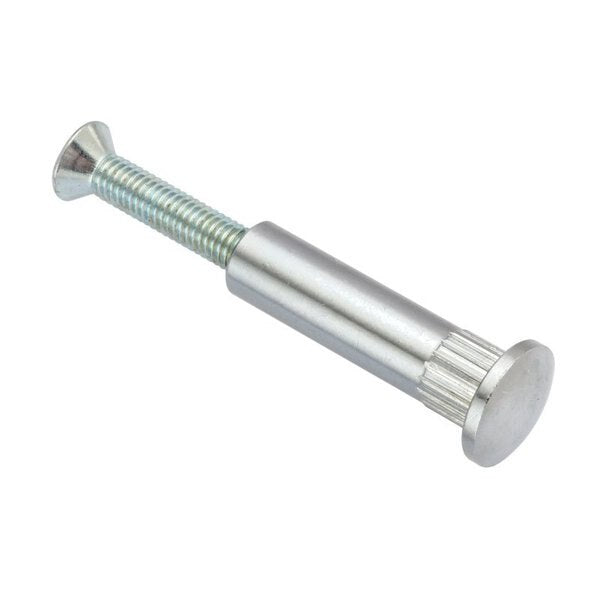 Arch Barrel, #10-32, 1 3/16 in Brl Lg, 5/16 in Brl Dia, Brass Chrome