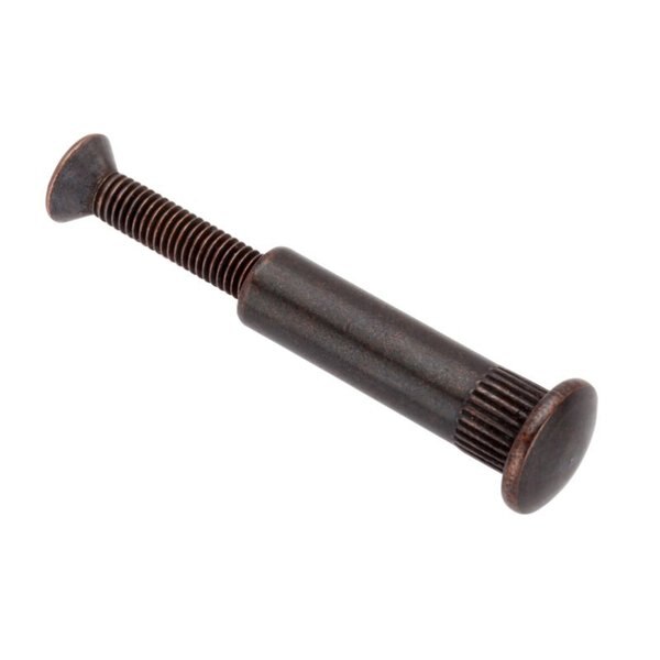 Arch Barrel, #10-32, 1 3/16 in Brl Lg, 5/16 in Brl Dia, Brass Bronze