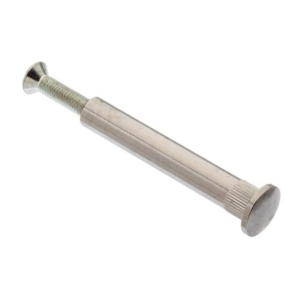Arch Barrel, #10-32, 2 in Brl Lg, 5/16 in Brl Dia, Brass Chrome