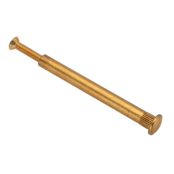 Arch Barrel, #10-32, 3 in Brl Lg, 5/16 in Brl Dia, Brass Plain