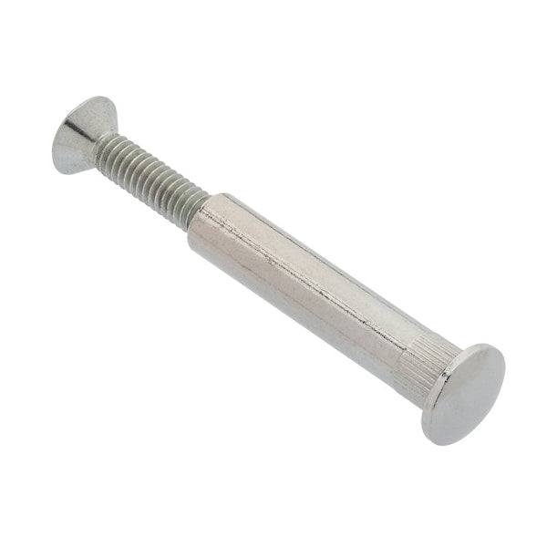 Arch Barrel, #12-24, 1 9/16 in Brl Lg, 5/16 in Brl Dia, Brass Plain