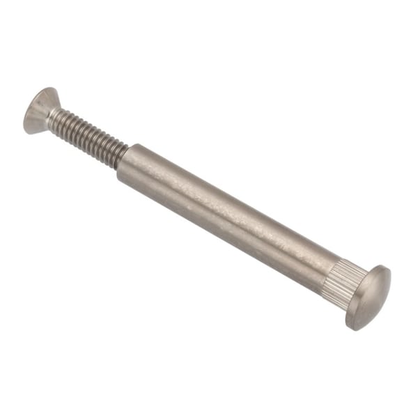 Arch Barrel, #12-24, 2 1/16 in Brl Lg, 5/16 in Brl Dia, 18-8 Stainless Steel Plain