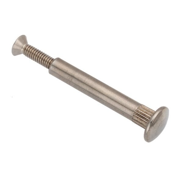 Arch Barrel, #8-32, 1 9/16 in Brl Lg, 1/4 in Brl Dia, 316 stainless steel Plain