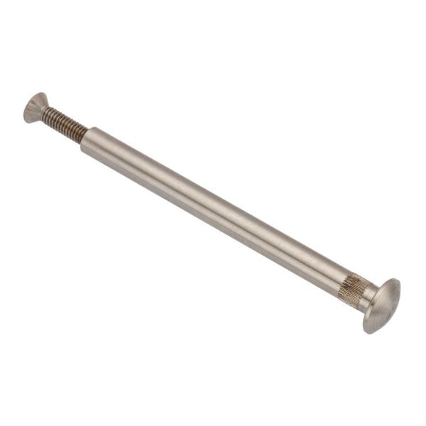 Arch Barrel, #8-32, 3 in Brl Lg, 1/4 in Brl Dia, 316 stainless steel Plain