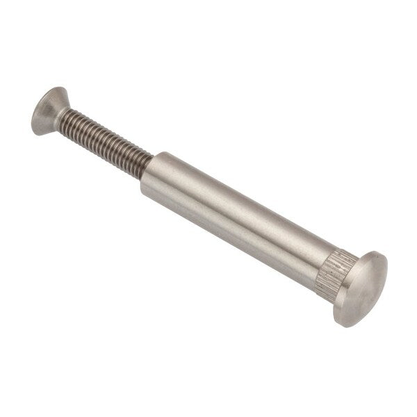 Arch Barrel, #10-32, 1 9/16 in Brl Lg, 5/16 in Brl Dia, 316 stainless steel Plain