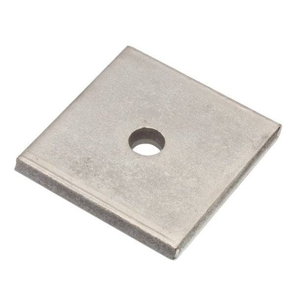 Square Washer, Fits Bolt Size 1/4 in 18-8 Stainless Steel, Plain Finish