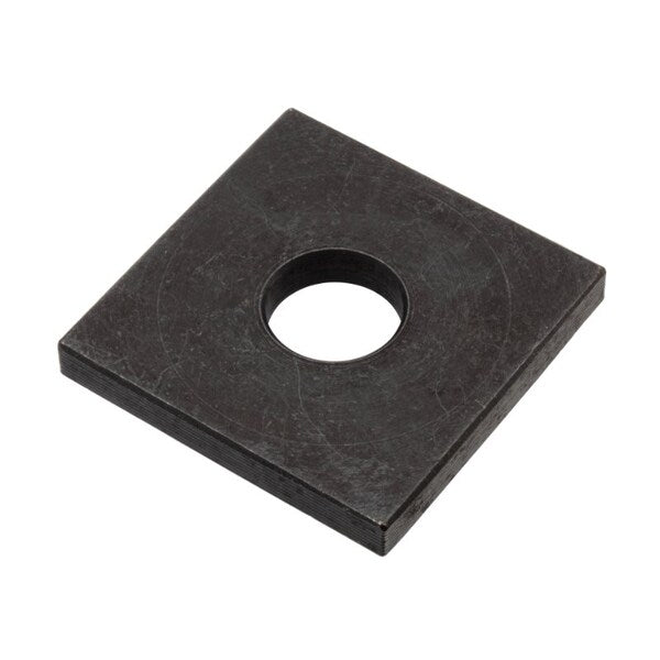 Square Washer, Fits Bolt Size 5/8 in Steel, Black Oxide Finish