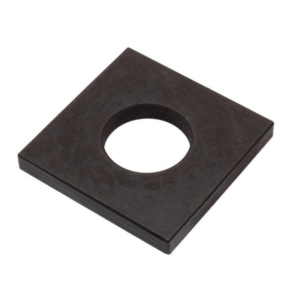 Square Washer, Fits Bolt Size 7/8 in Steel, Black Oxide Finish