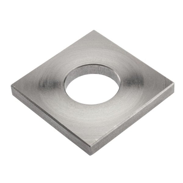 Square Washer, Fits Bolt Size 7/8 in 18-8 Stainless Steel, Plain Finish