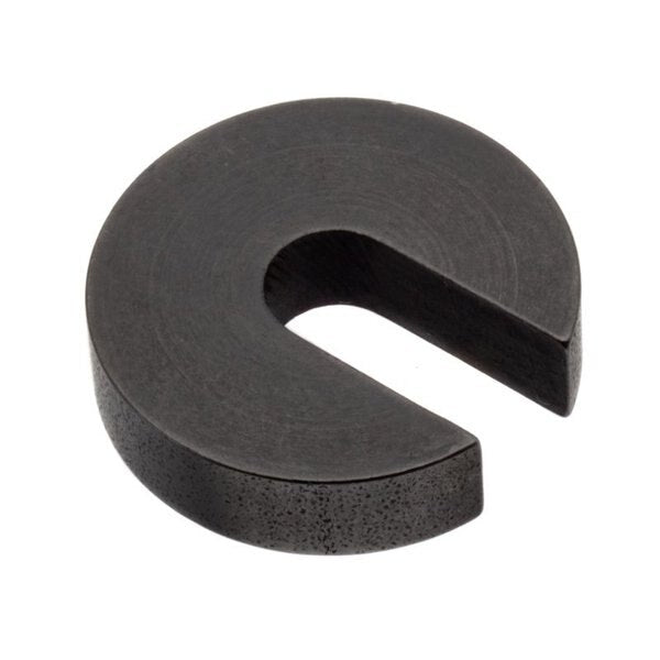 Slotted Washer, Fits Bolt Size #10 Steel, Black Oxide Finish