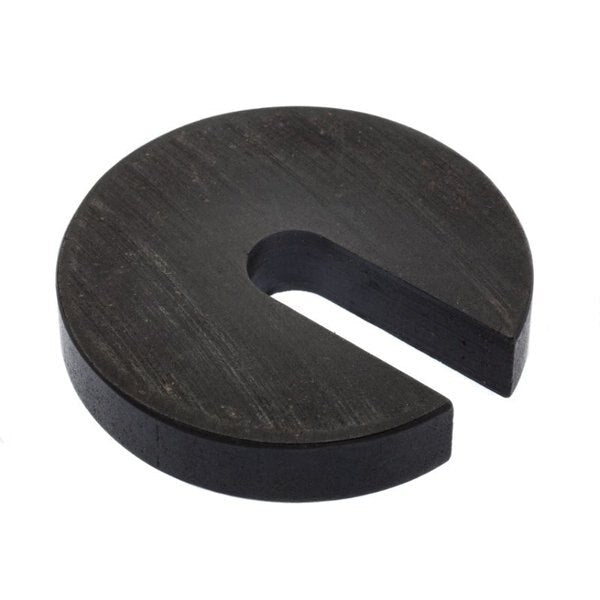 Slotted Washer, Fits Bolt Size 3/8 in Steel, Black Oxide Finish