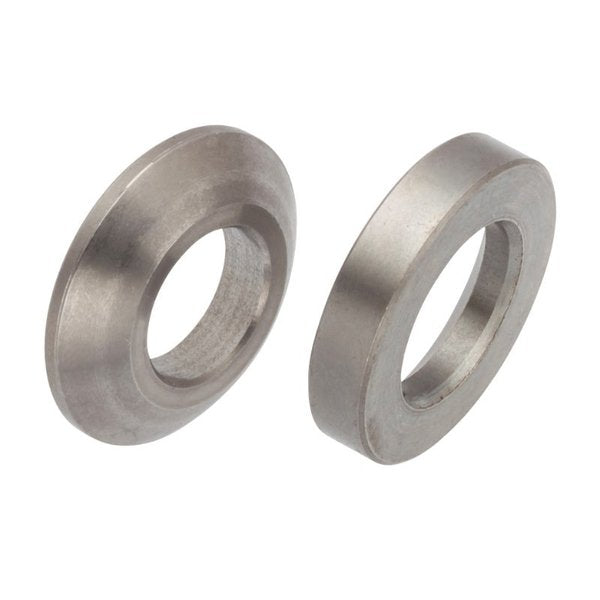 Spherical Washer, Fits Bolt Size M8 18-8 Stainless Steel, Plain Finish, 1 PR