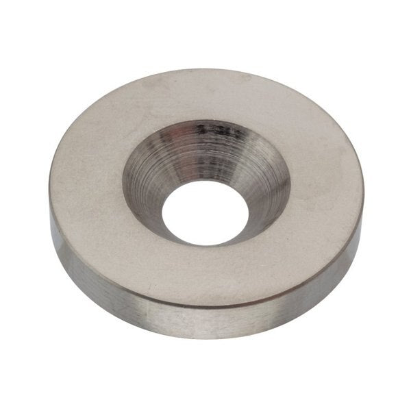 Countersunk Washer, Fits Bolt Size 3/8 18-8 Stainless Steel, Plain Finish