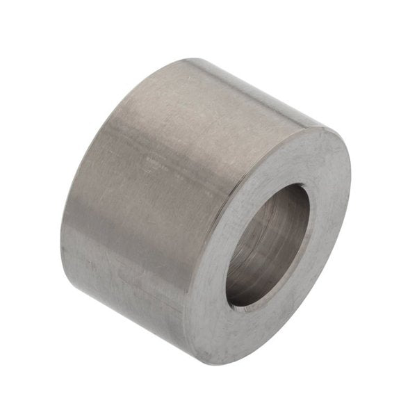 Round Spacer, 1/2 Screw Size, Passivated 316 Stainless Steel, 5/8 Overall Lg, 0.505 in Inside Dia