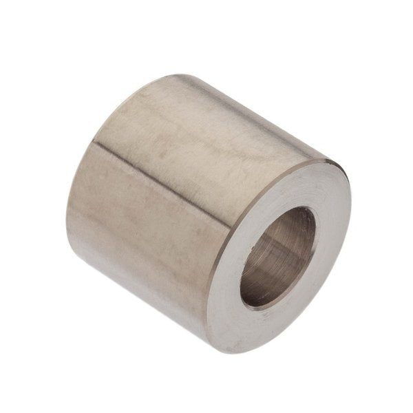 Round Spacer, 3/8 Screw Size, Passivated 316 Stainless Steel, 2-1/4 Overall Lg, 0.38 in Inside Dia