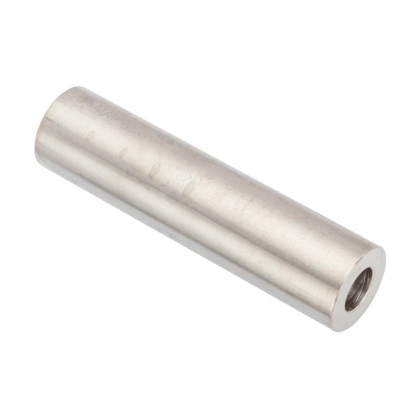 Round Spacer, 3/8 Screw Size, Passivated 316 Stainless Steel, 3/8 Overall Lg, 0.38 in Inside Dia