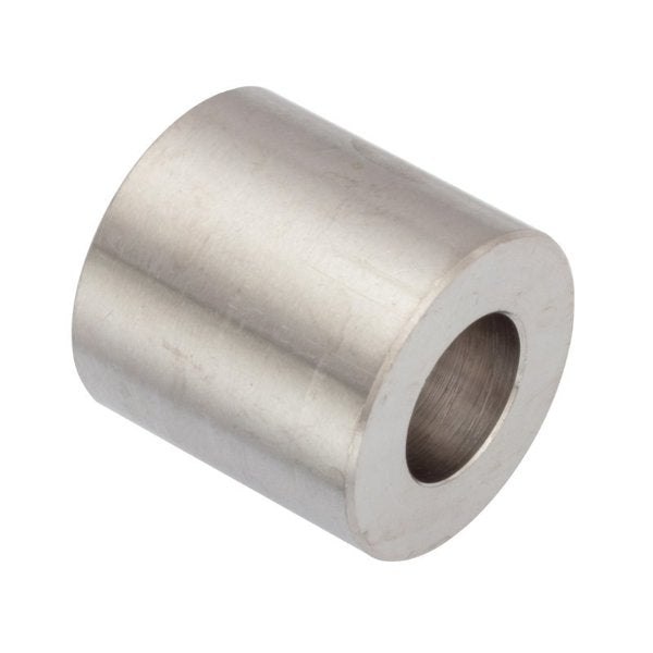 Round Spacer, 3/8 Screw Size, Passivated 316 Stainless Steel, 3/4 Overall Lg, 0.38 in Inside Dia
