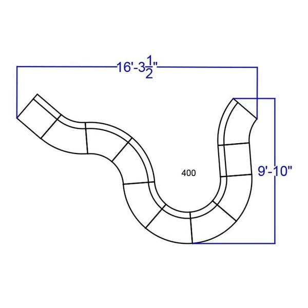 10 pcs. Living Room Set, 25-1/4