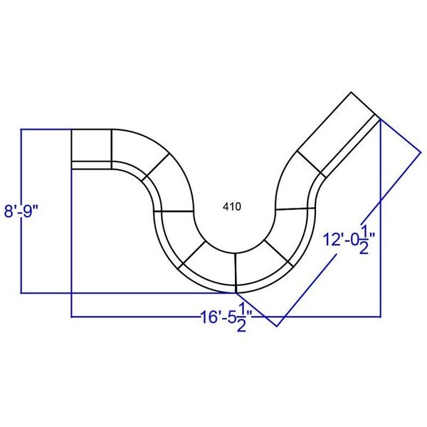 9 pcs. Living Room Set, 25-1/4