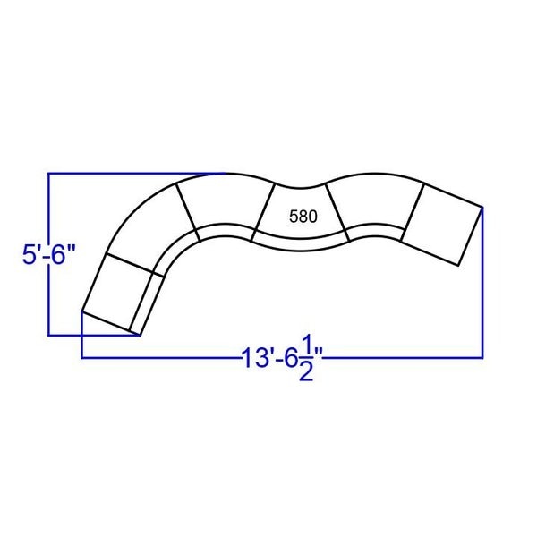 6 pcs. Living Room Set, 25-1/4