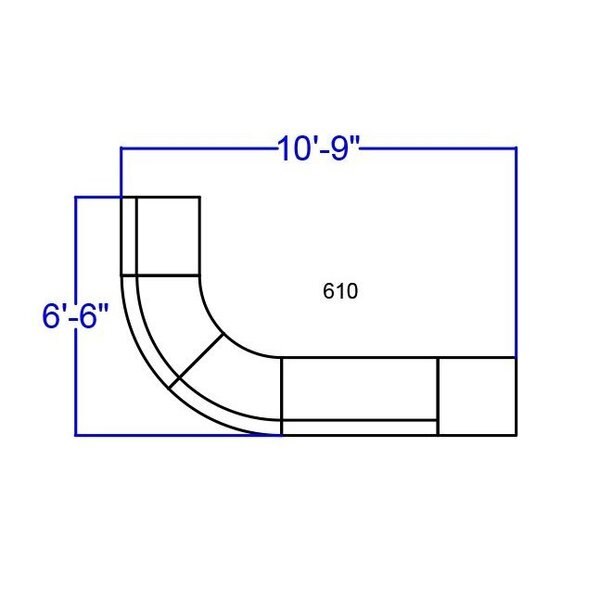 5 pcs. Living Room Set, 25-1/4
