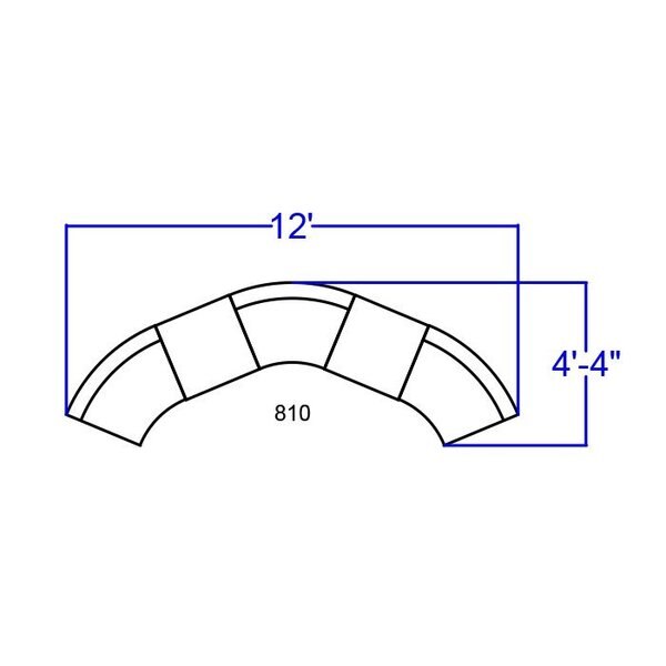5 pcs. Living Room Set, 25-1/4