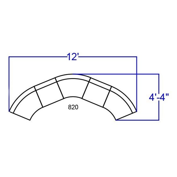 5 pcs. Living Room Set, 25-1/4