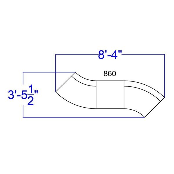 4 pcs. Living Room Set, 25-1/4